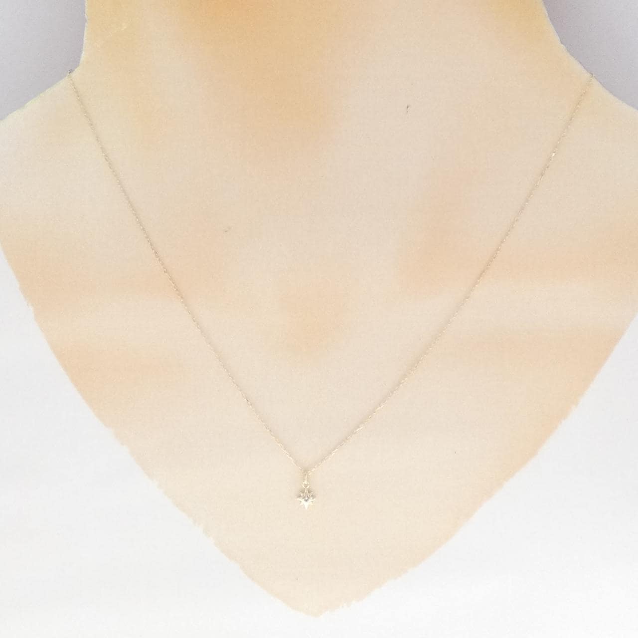 K10YG ダイヤモンド ネックレス 0.01CT