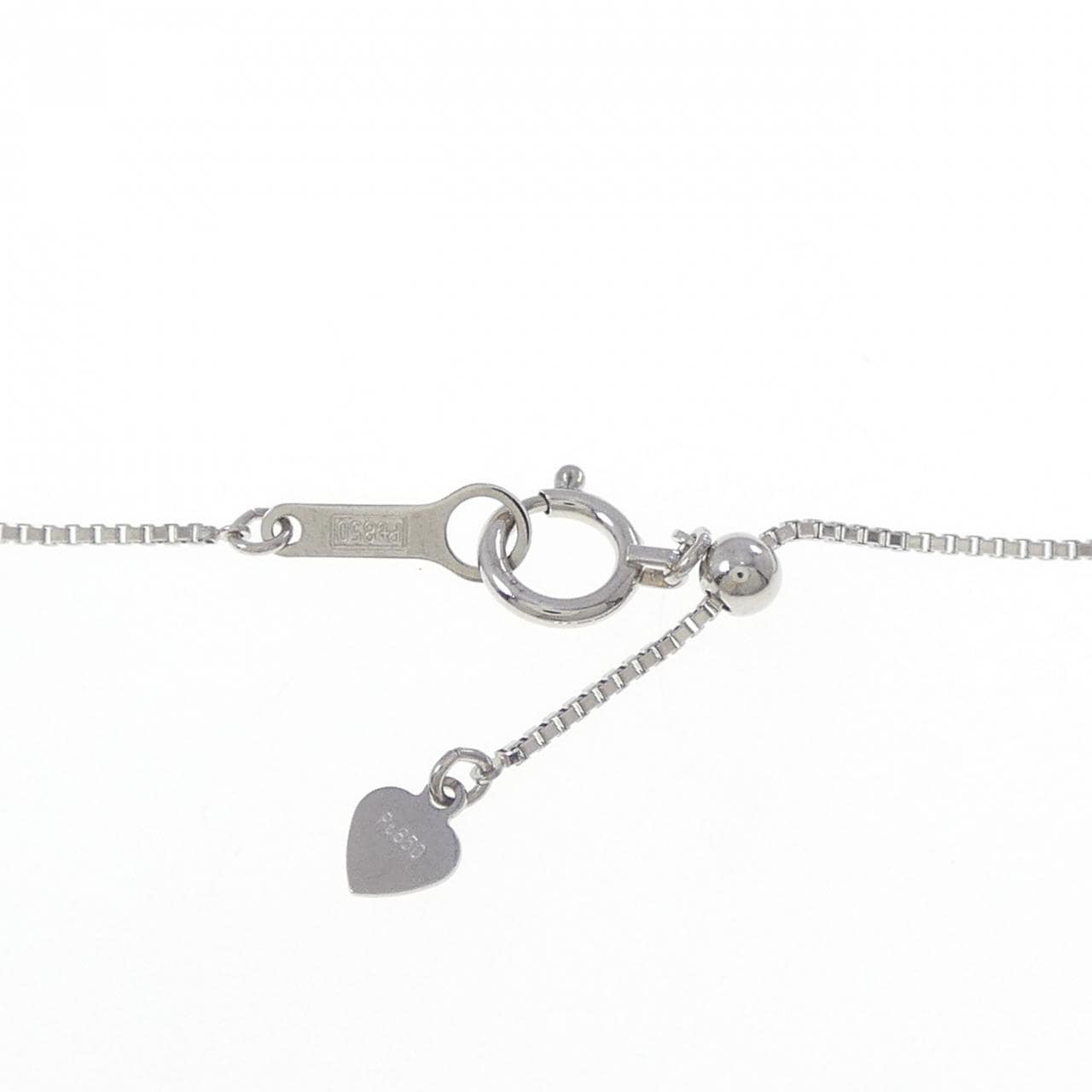 PT900/PT850 ソリティア ダイヤモンド ネックレス 0.327CT