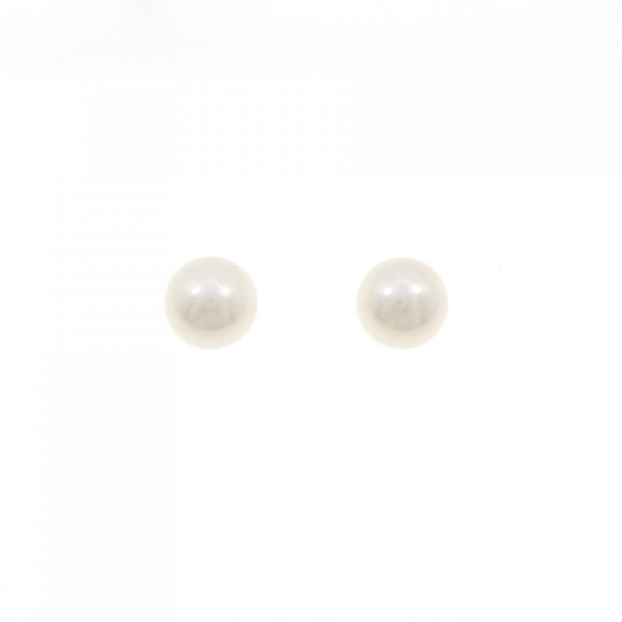 K14WG アコヤパール ピアス 7.5mm