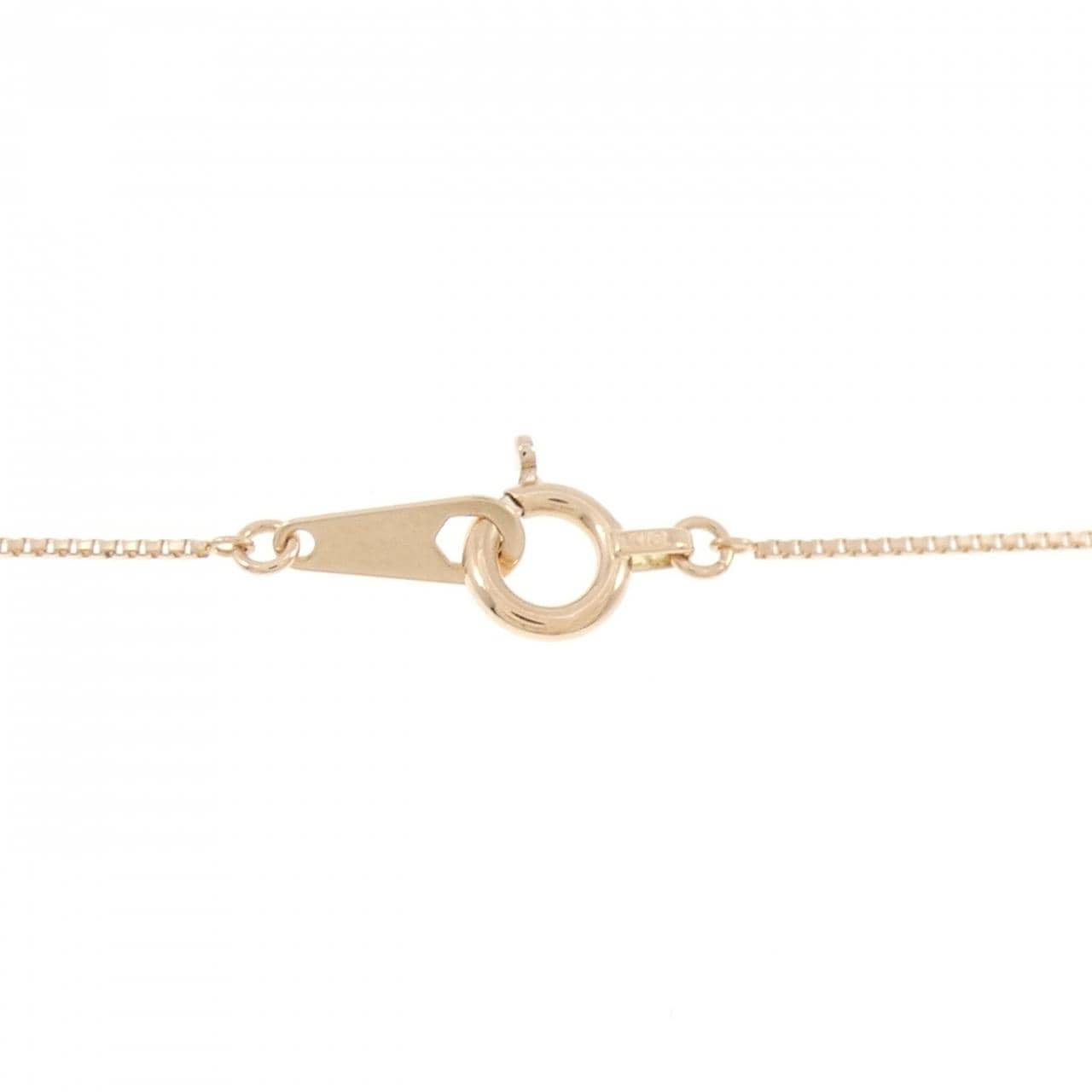 K18PG ダイヤモンド ネックレス 0.08CT