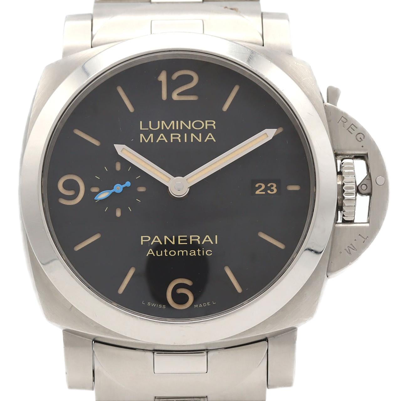 【ノーメンテナンス還元価格】パネライ ルミノールマリーナ1950 3DAYSオートマティックアッチャイオ PAM00723 SS 自動巻