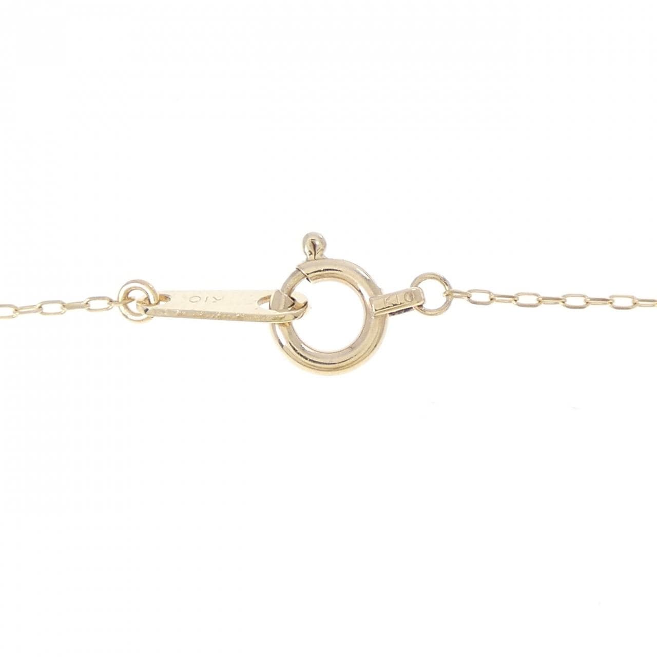 K10YG ダイヤモンド ネックレス 0.02CT