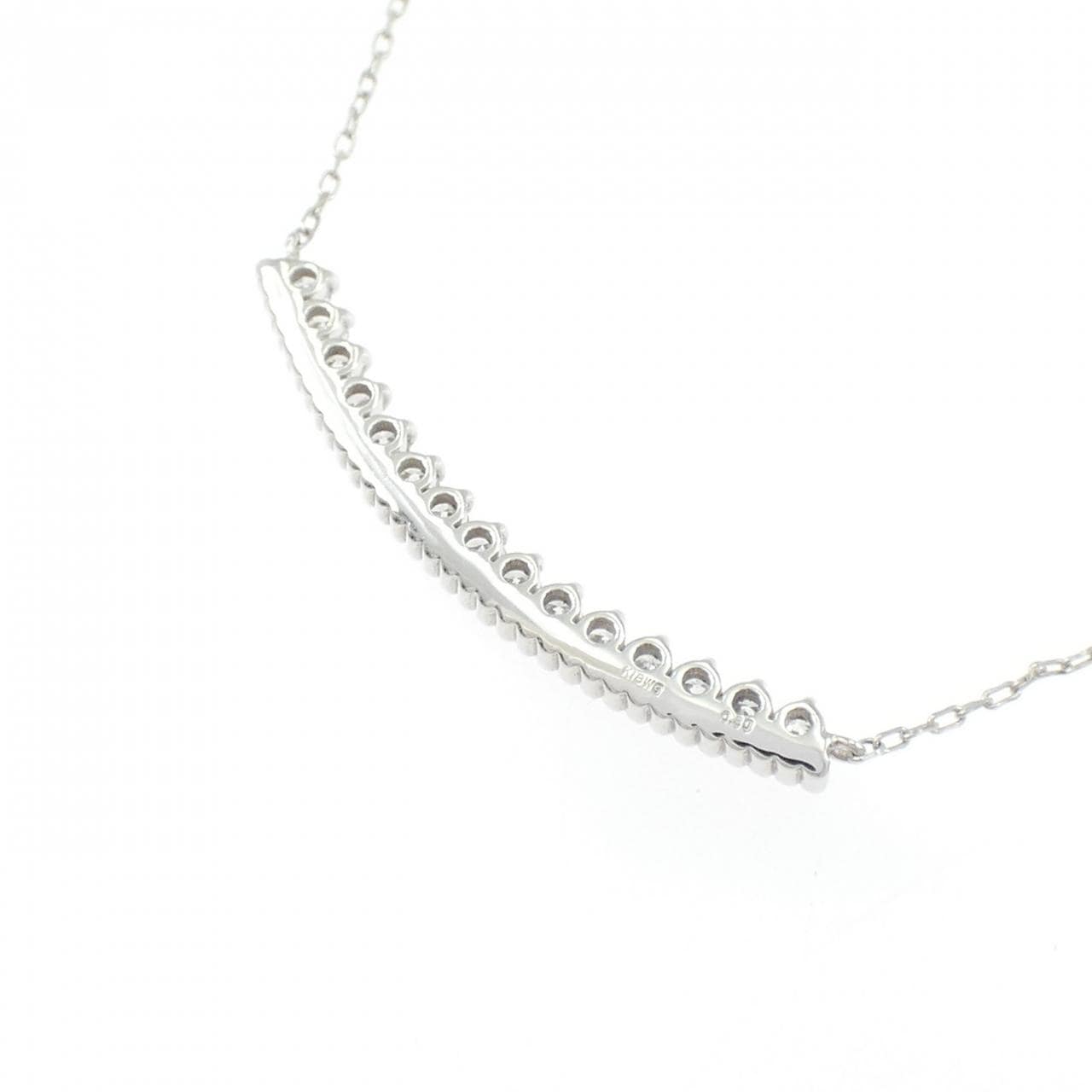 K18WG ダイヤモンド ネックレス 0.30CT