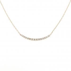 K18YG ダイヤモンド ネックレス 0.20CT