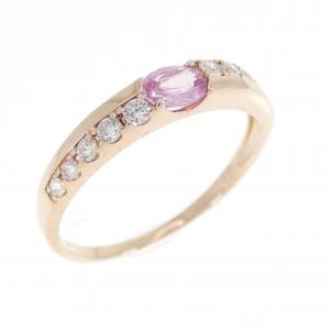 K18PG サファイヤ リング 0.248CT