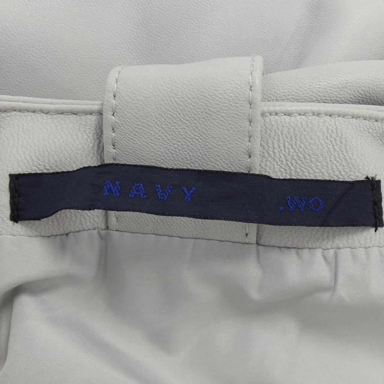 NAVY.WO皮衣