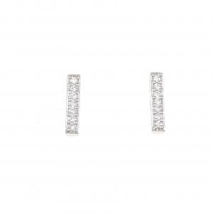 PT900 ダイヤモンド ピアス 0.11CT