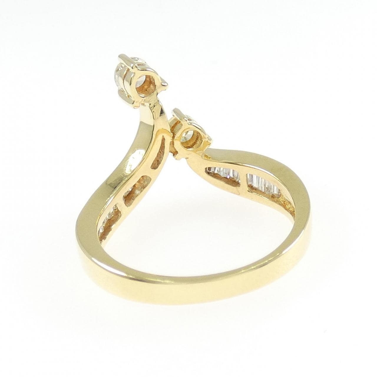 K18YG ダイヤモンド リング 0.26CT