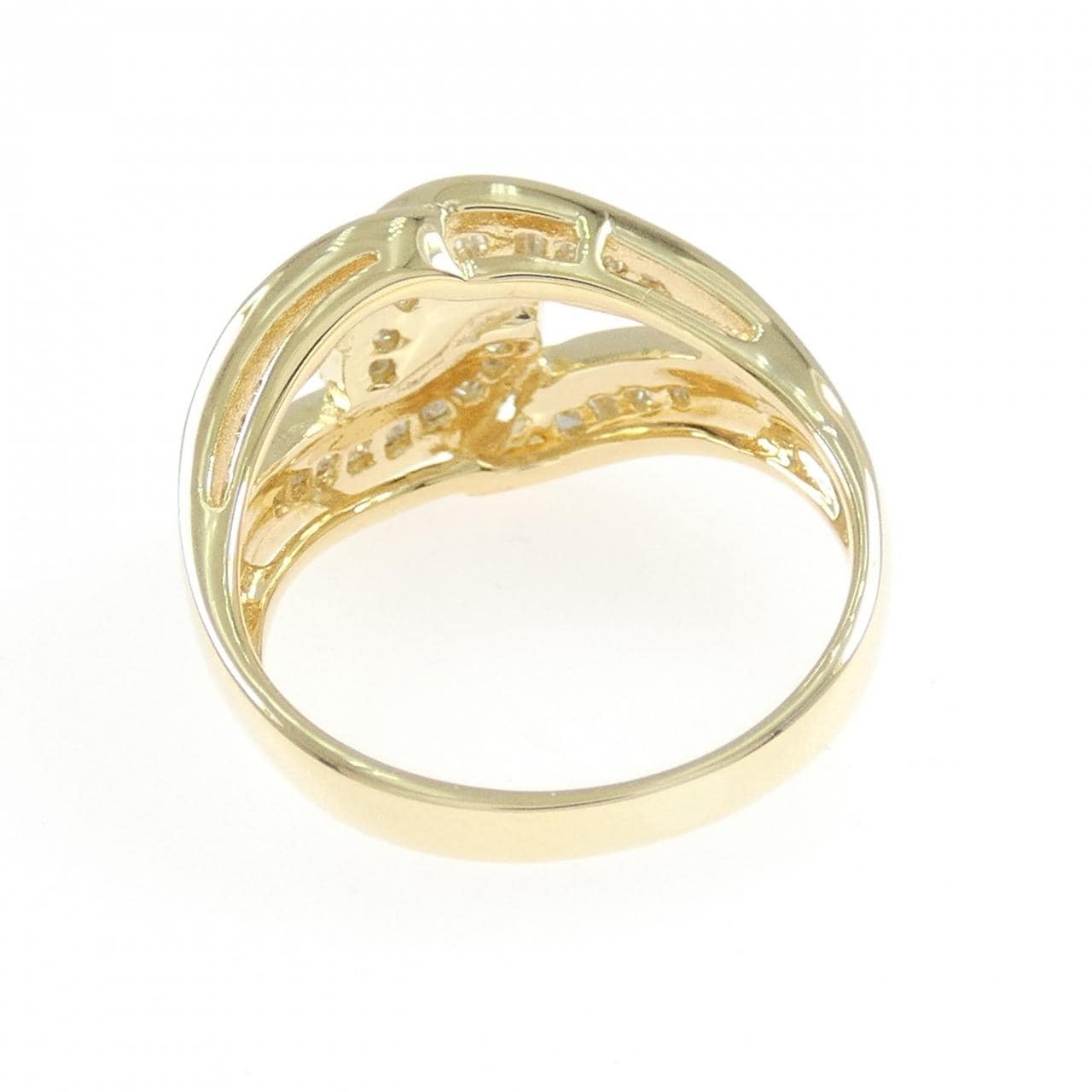 K18YG ダイヤモンド リング 0.70CT