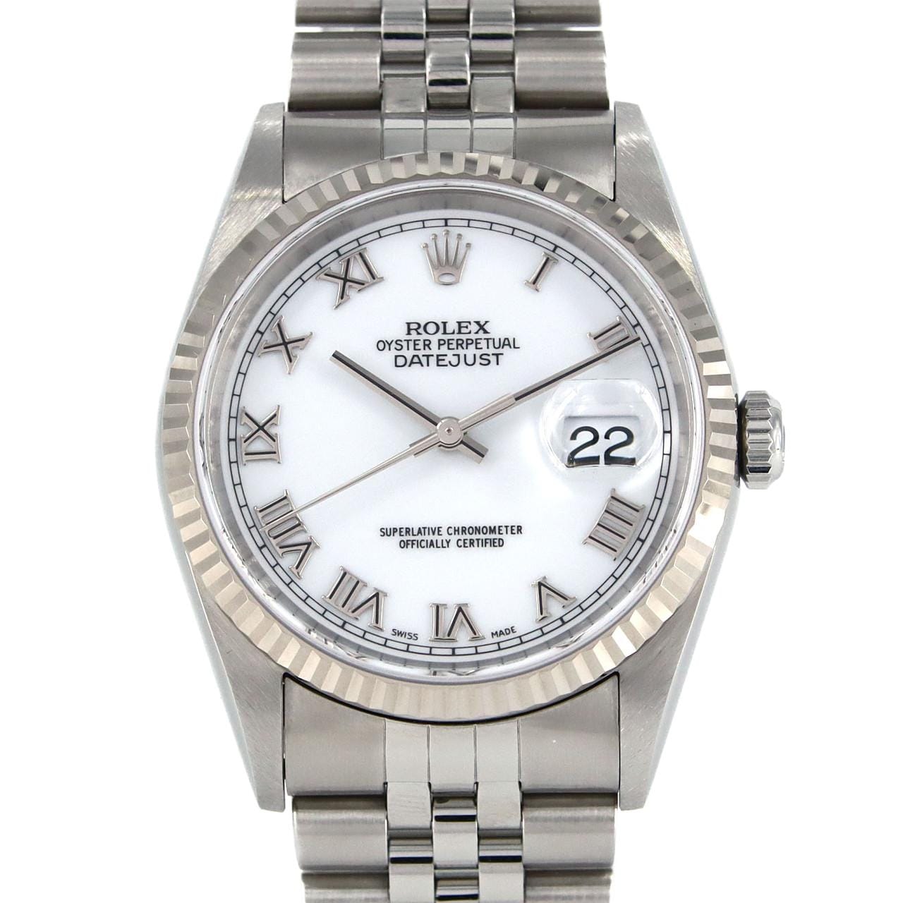 ROLEX Datejust 16234 SSxWG自動上弦P 編號