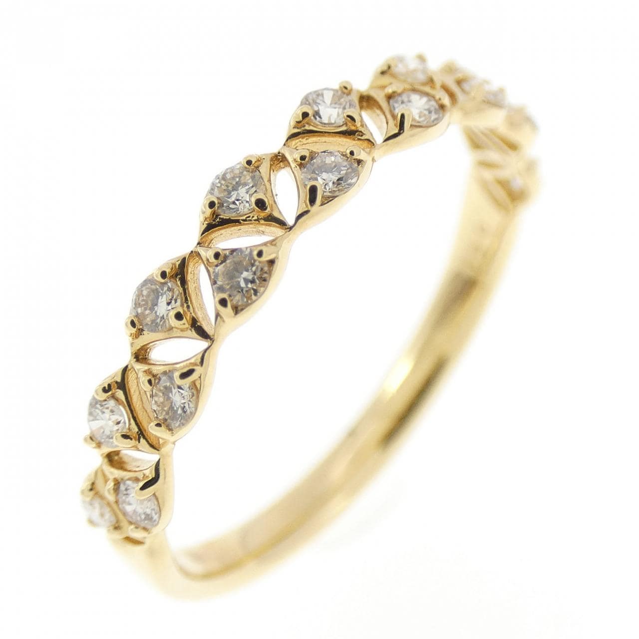 【新品】K18YG ダイヤモンド リング 0.20CT