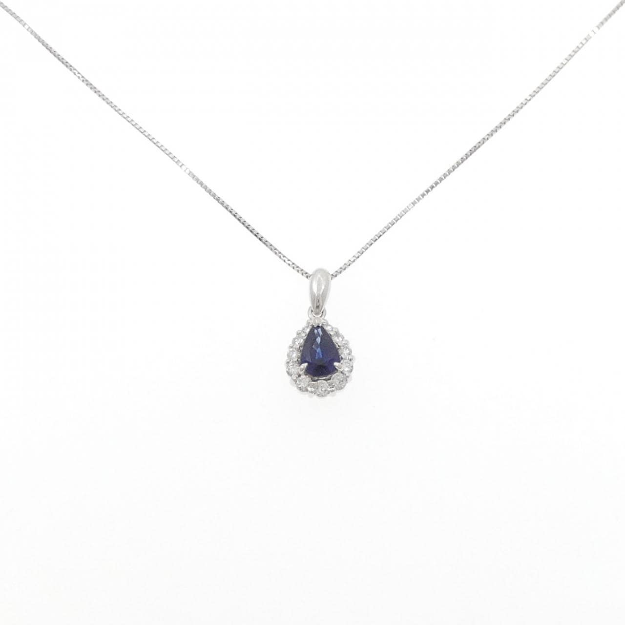 PT900/PT850 サファイヤ ネックレス 0.83CT