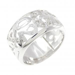 K18WG ダイヤモンド リング 0.15CT