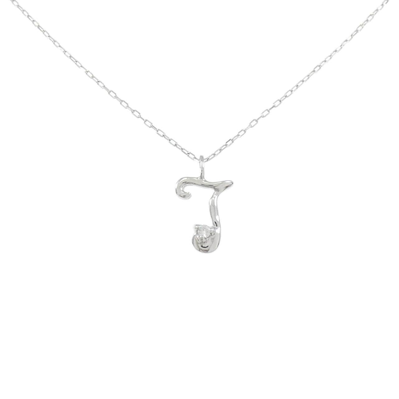 K10WG ダイヤモンド ネックレス 0.01CT
