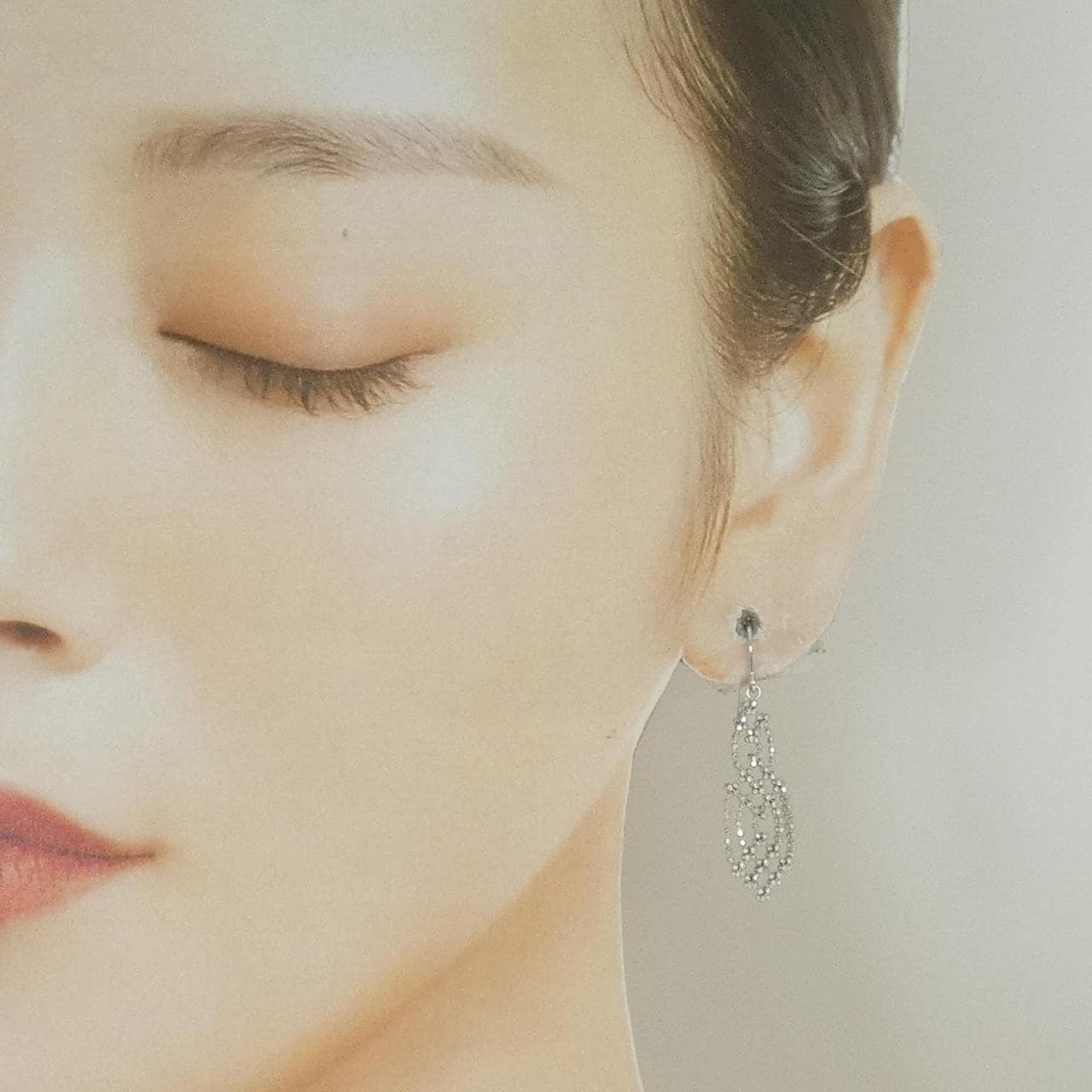 ティファニー フリンジ オーバル ピアス