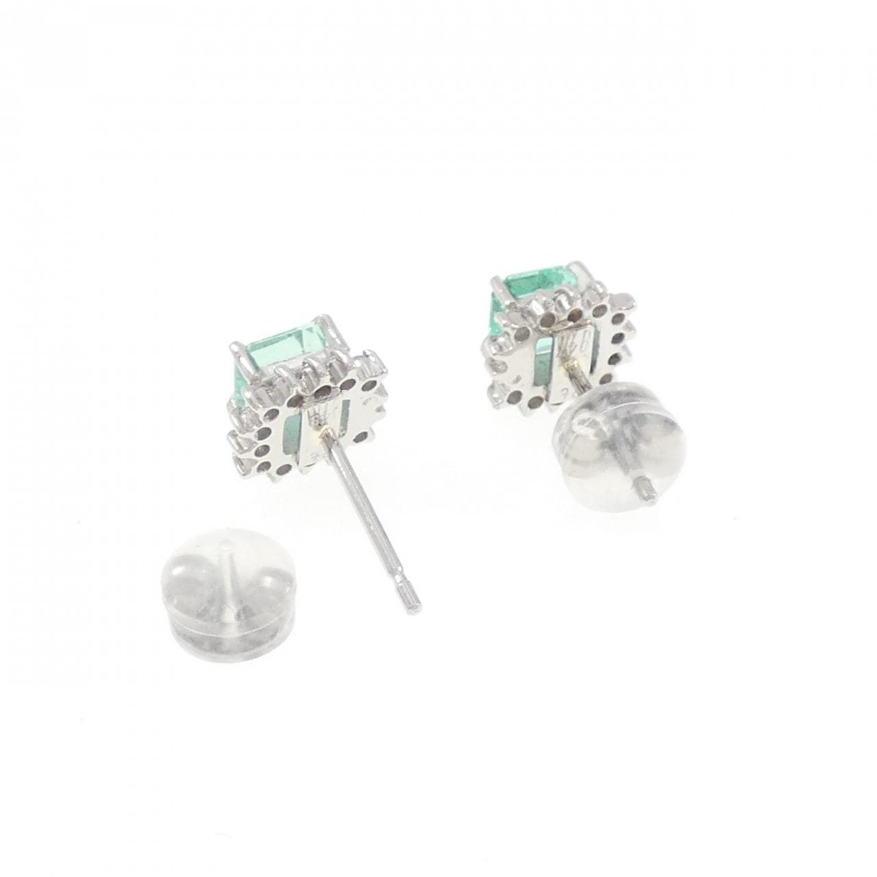 PT/PT900 エメラルド ピアス 0.95CT