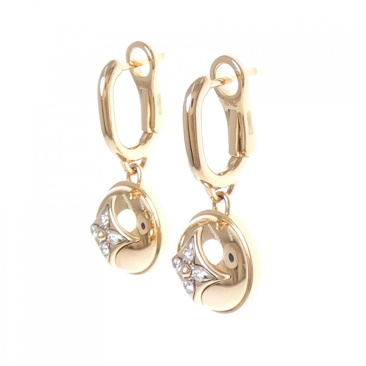 ルイヴィトン ダイヤモンド ピアス