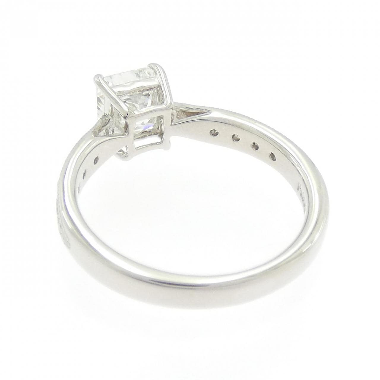 【リメイク】PT900 ダイヤモンド リング 1.015CT H SI1 ファンシーカット