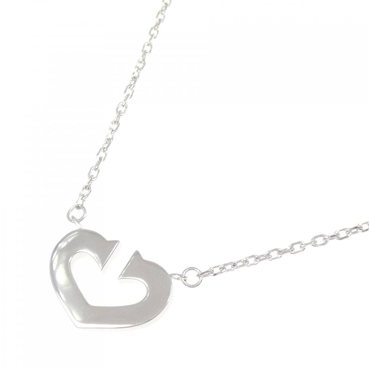 カルティエ Cハート ネックレス