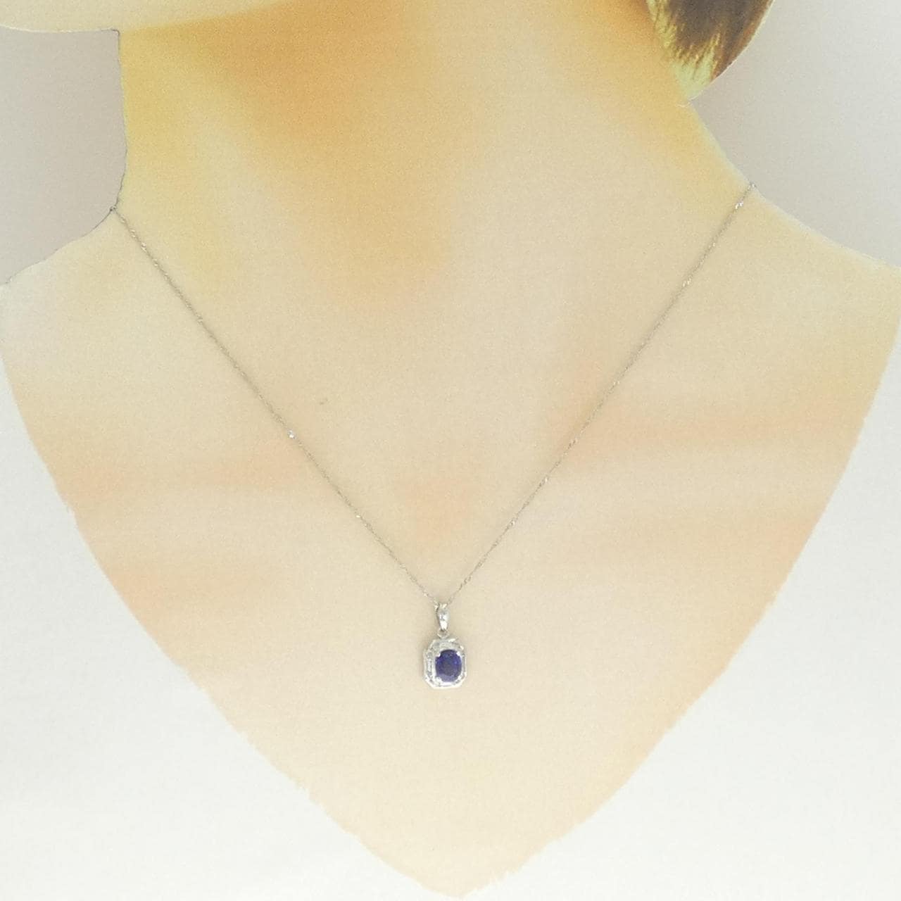 PT900/PT850藍寶石項鏈0.97CT