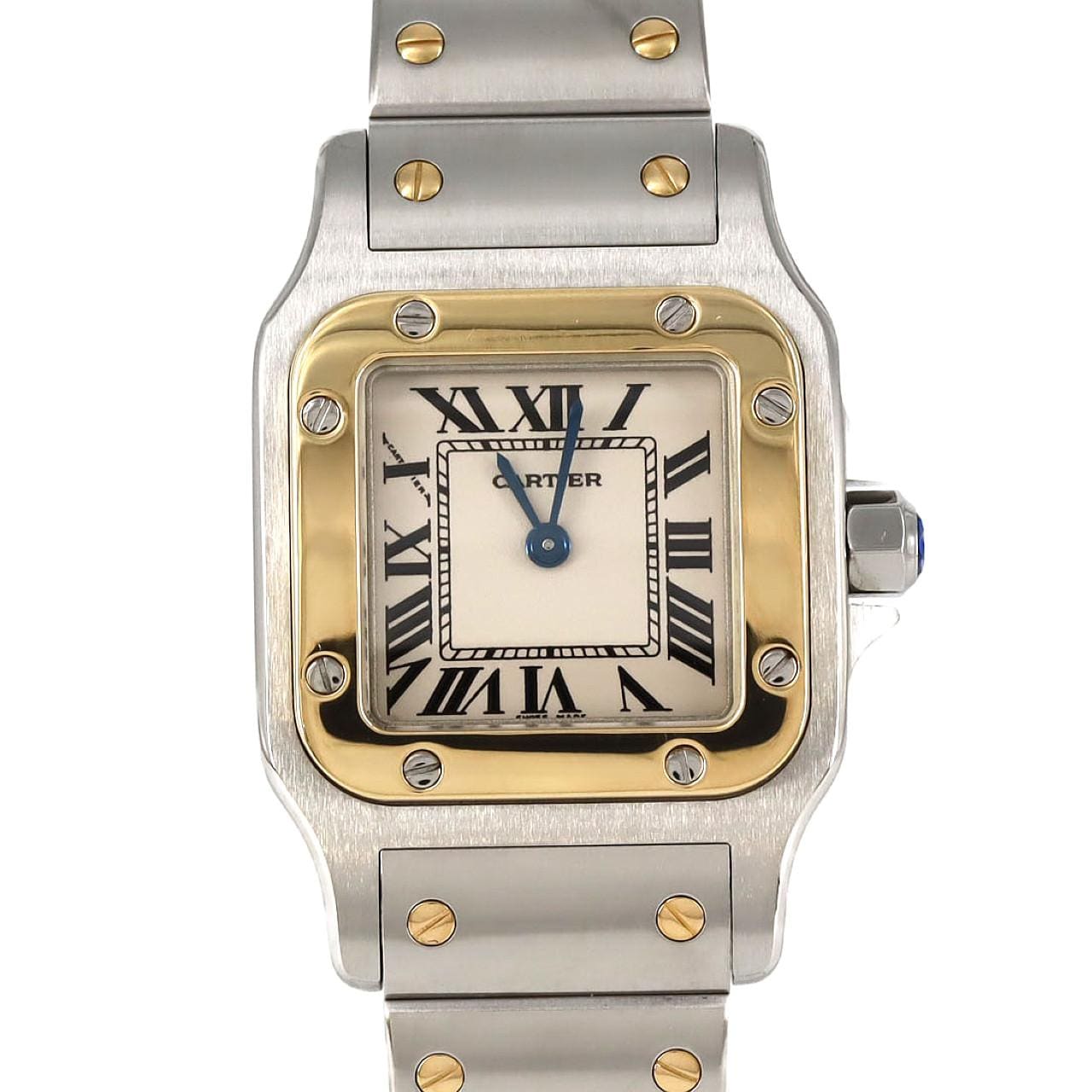 カルティエ サントスガルベSM コンビ W20012C4 SSxYG クォーツ