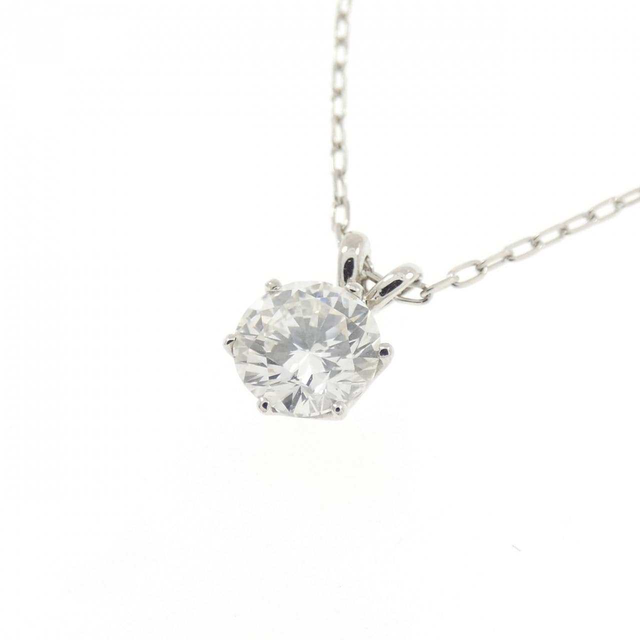 PT900/PT850 ダイヤモンド ネックレス 0.721CT I SI2 Fair