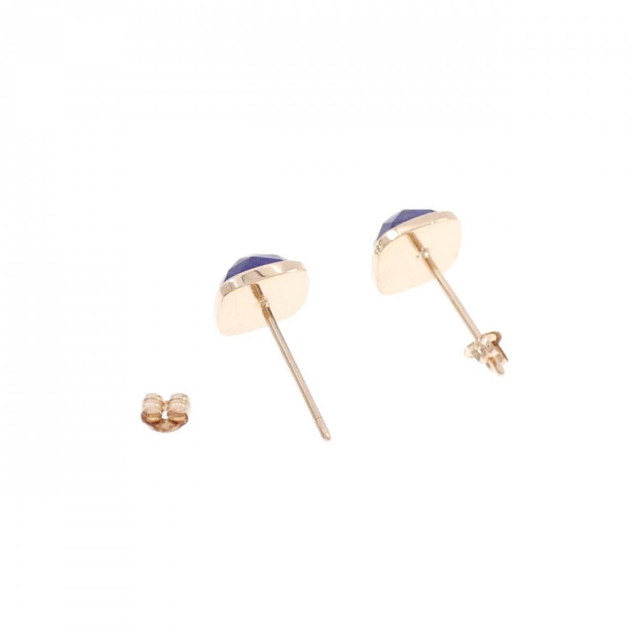 585PG/K14PG ラピスラズリ ピアス