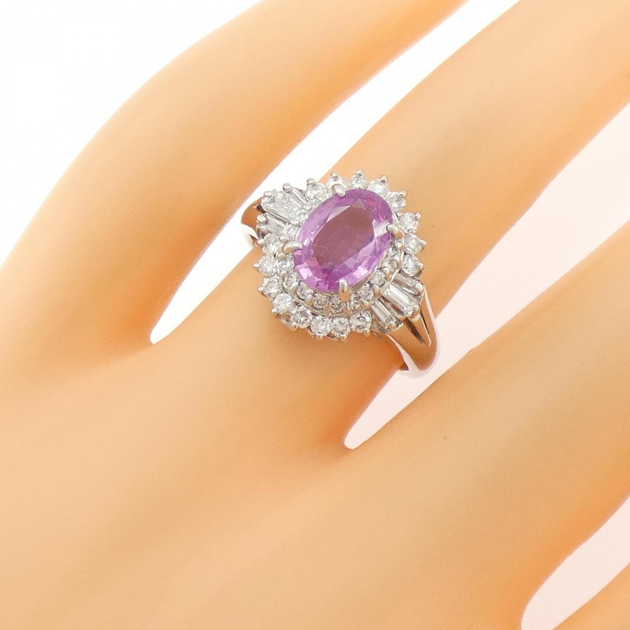 PT850 サファイヤ リング 1.46CT スリランカ産