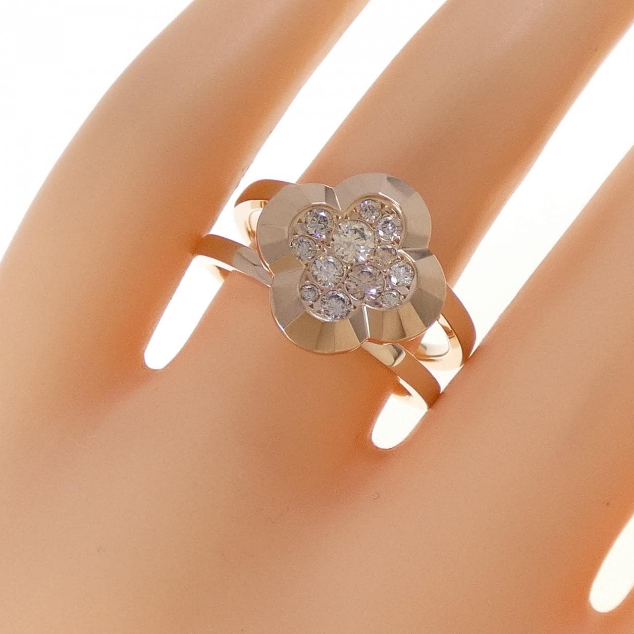 カシケイ モティーフ リング 0.40CT