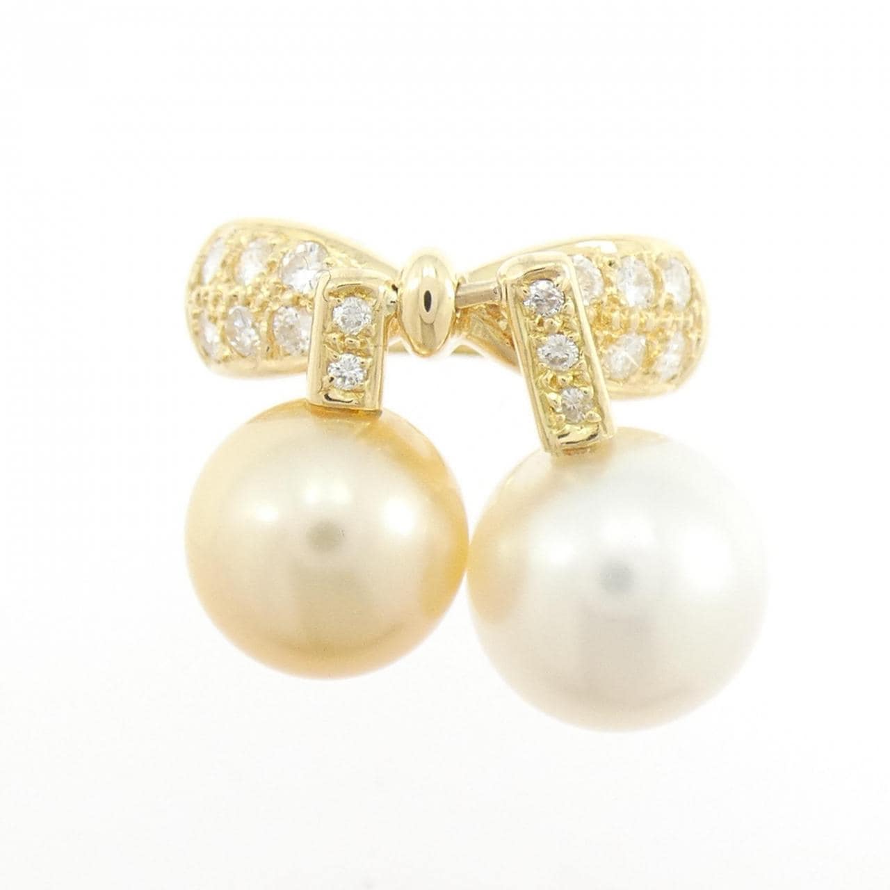 K18YG 白蝶パール リング