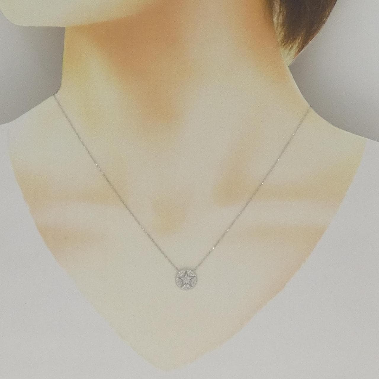 スタージュエリー ホワイトトパーズ ネックレス