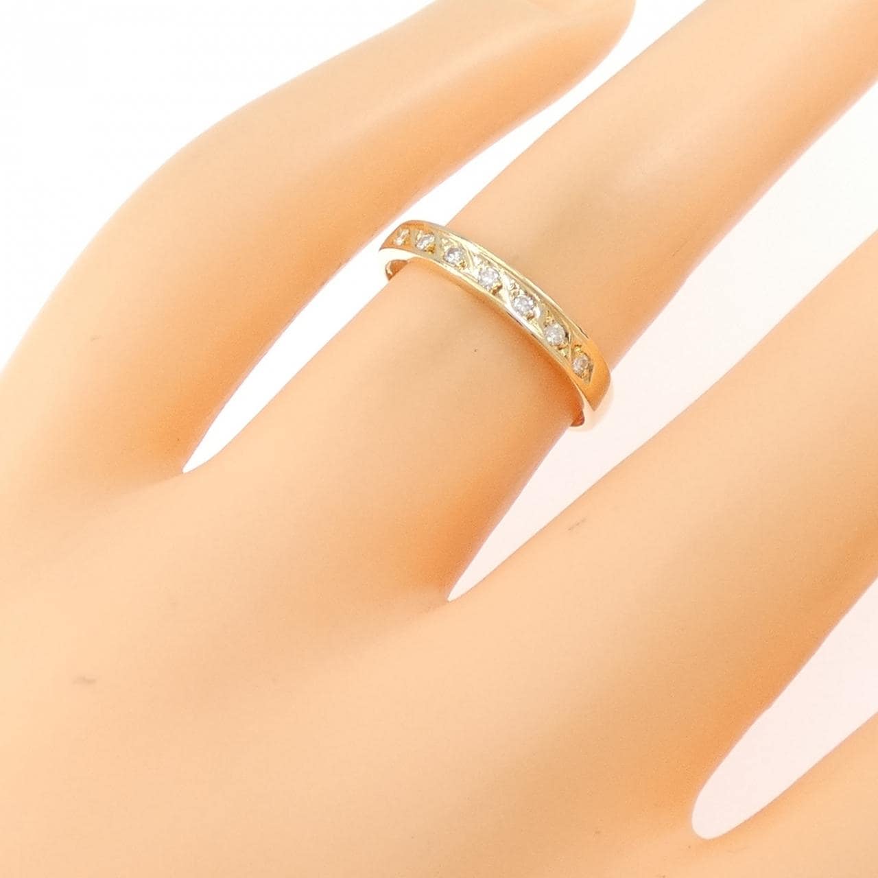 K18YG ダイヤモンド リング 0.07CT