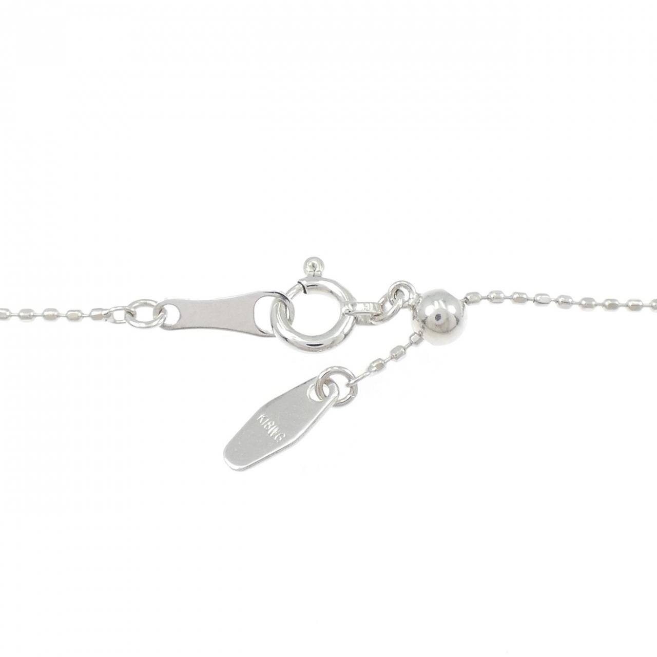 K18WG ダイヤモンド ネックレス 0.50CT