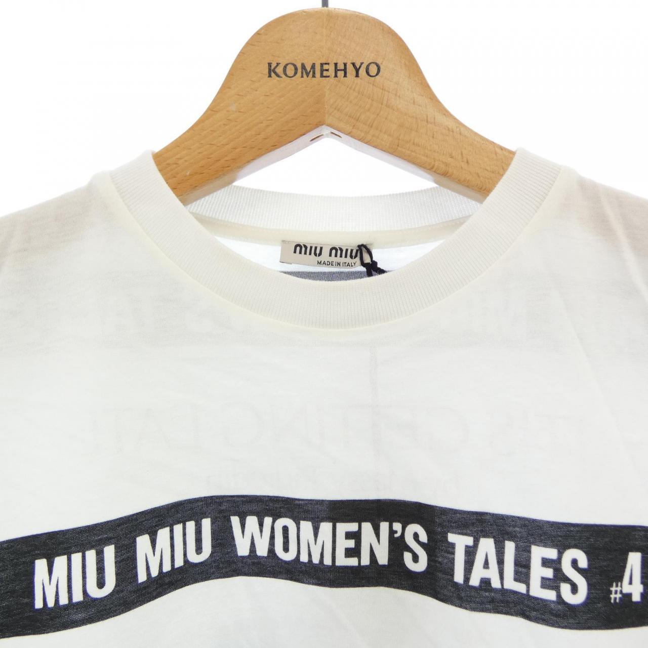 ミュウミュウ MIU MIU MJN052 1QD2 Tシャツ