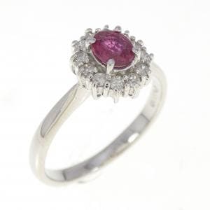 PT900 ルビー リング 0.33CT