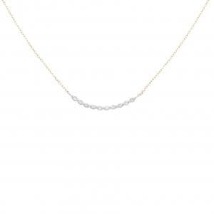 K18WG/K18YG ダイヤモンド ネックレス 0.14CT