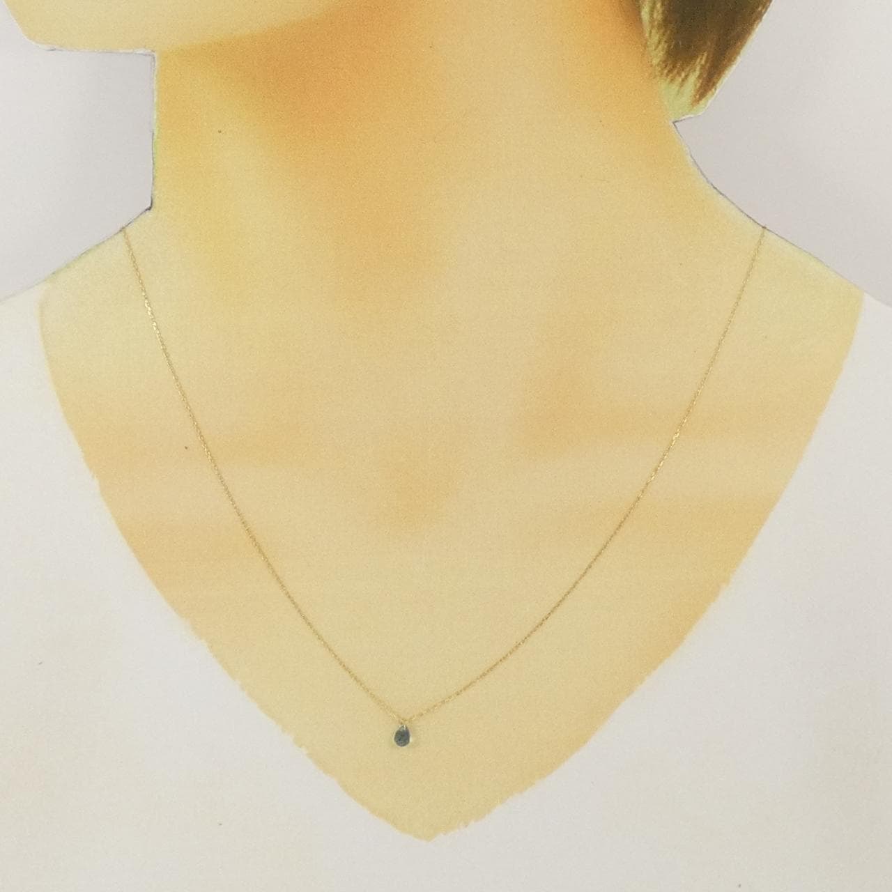 K18YG blue Topaz necklace