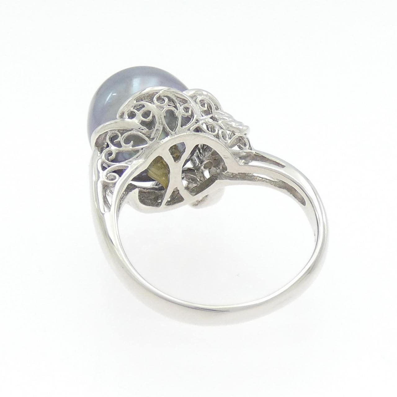 PT900 黒蝶パール リング 10.5mm