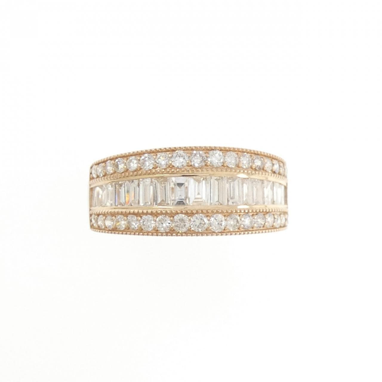K18PG ダイヤモンド リング 1.00CT