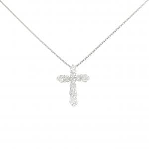 PT900/PT850 クロス ダイヤモンド ネックレス 0.50CT