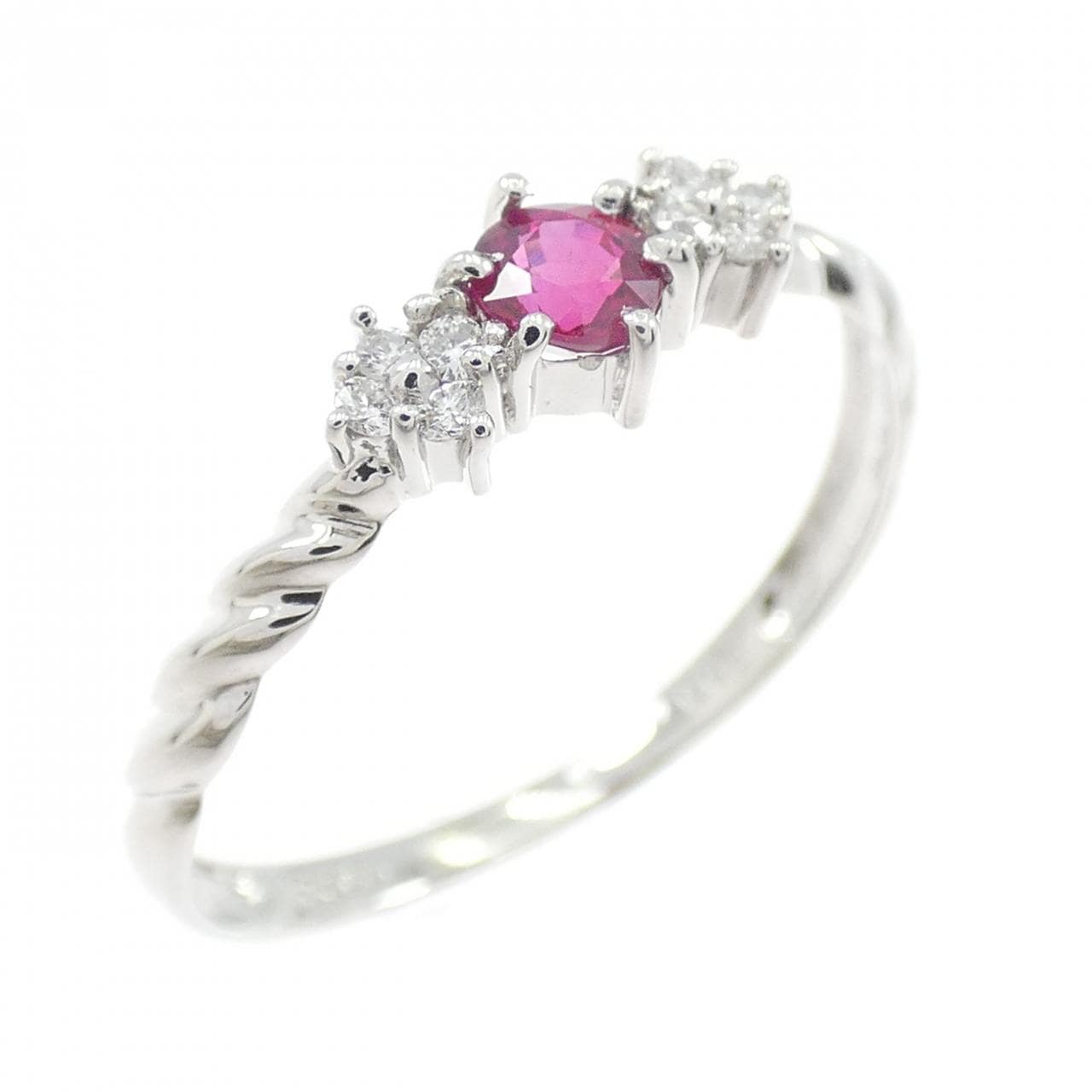 PT900 ルビー リング