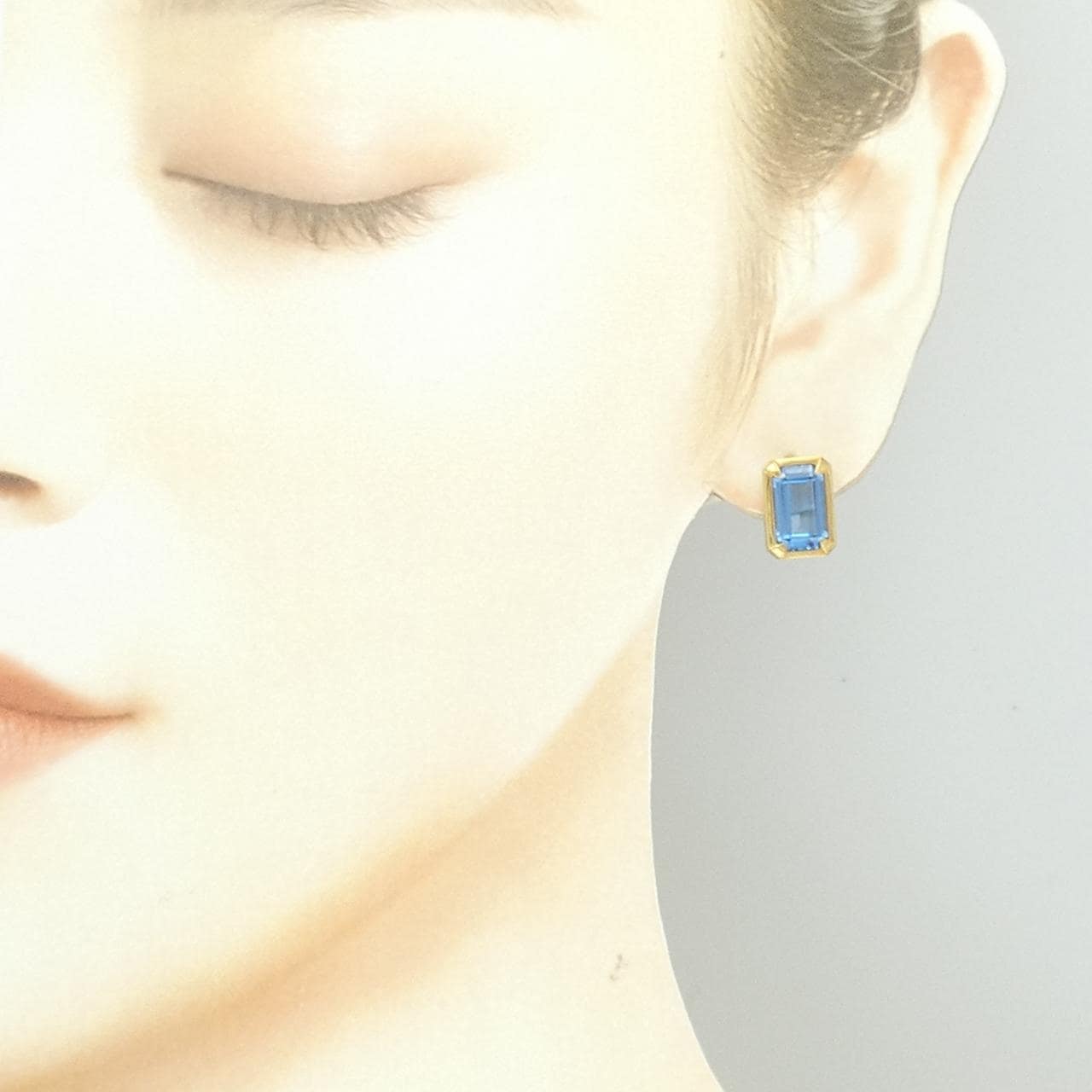 エテ 合成スピネル ピアス