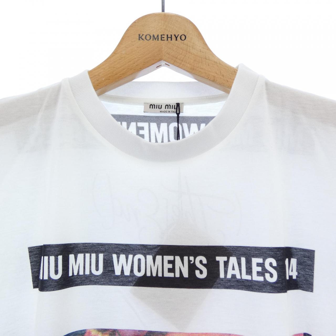 ミュウミュウ MIU MIU MJN057 1QD2 Tシャツ