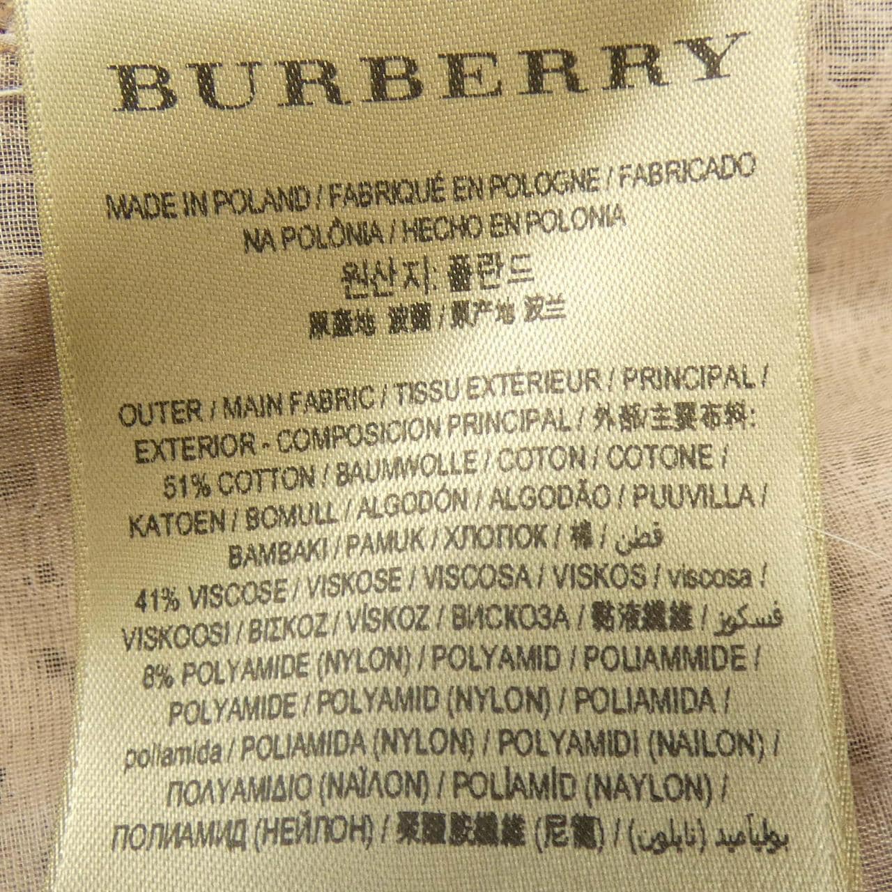 バーバリー BURBERRY 40120961 トレンチコート