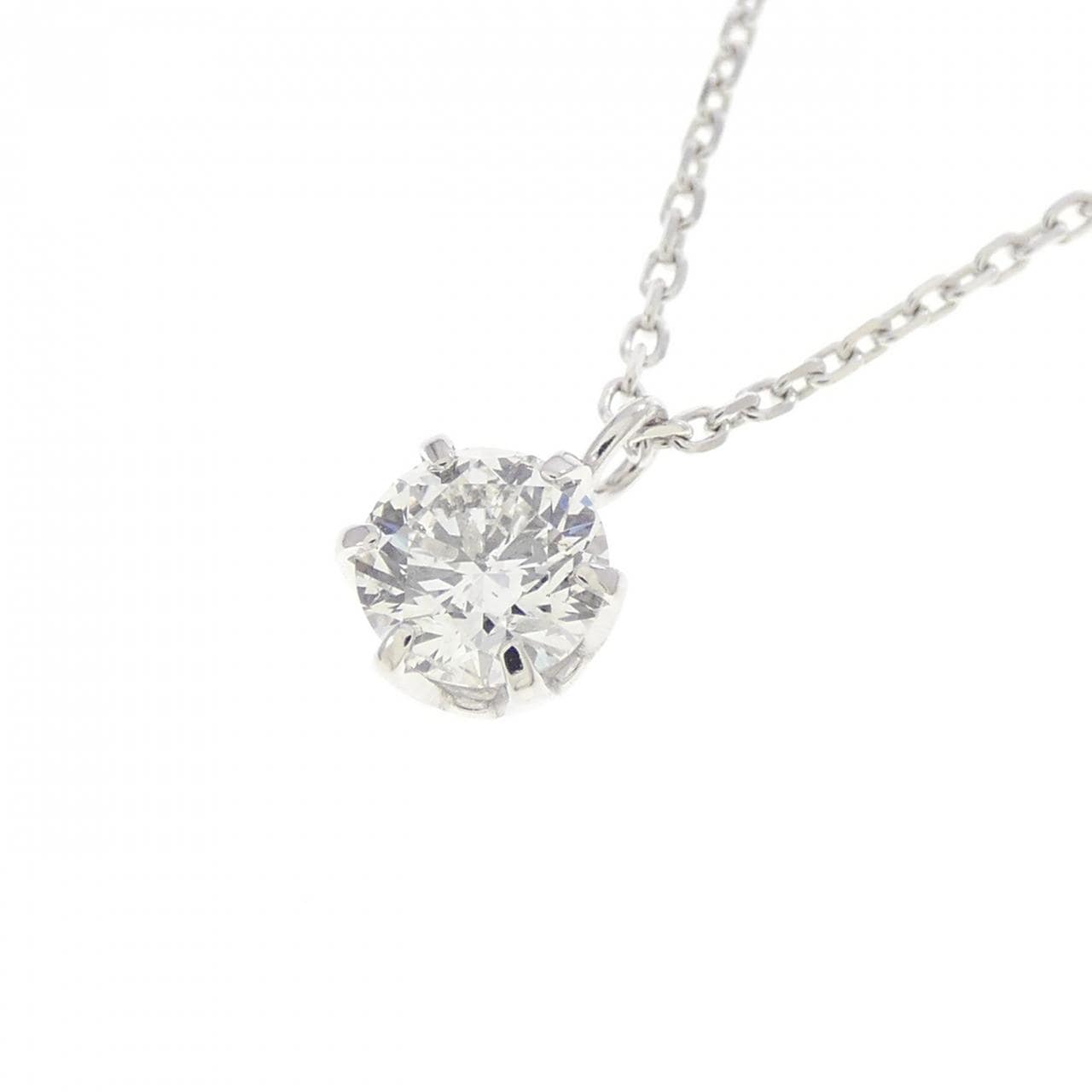 PT900/PT850 ダイヤモンド ネックレス 0.253CT G SI2 VG