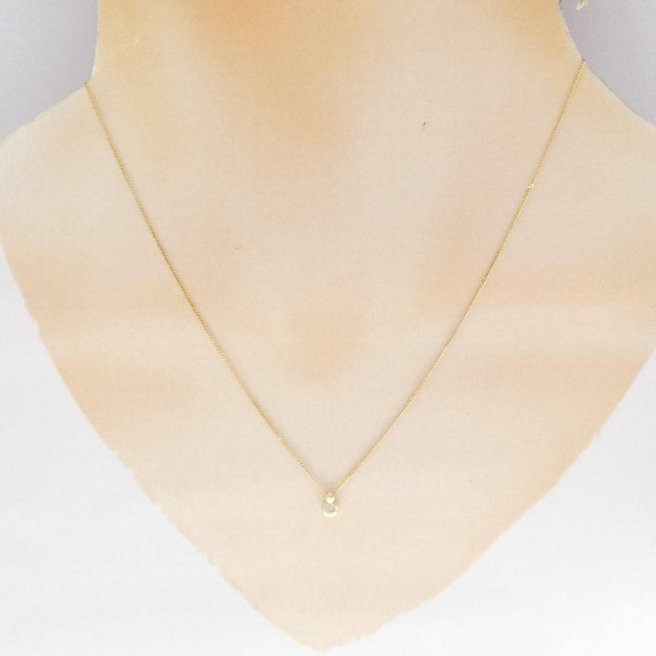 K18YG ダイヤモンド ネックレス 0.041CT