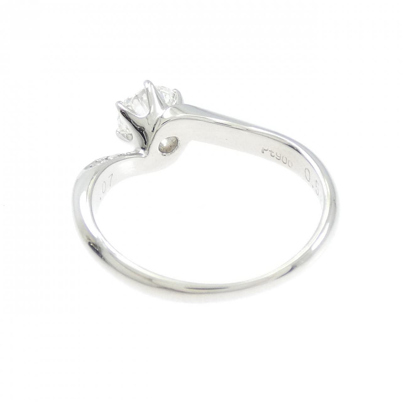 PT900 ダイヤモンド リング 0.564CT F VS1 VG