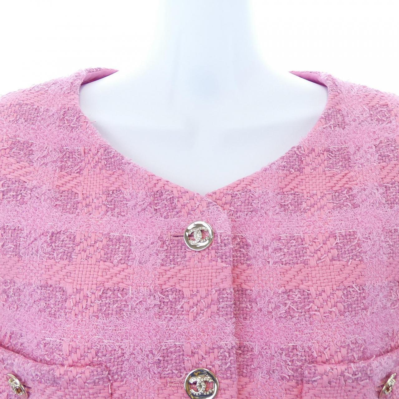 シャネル CHANEL LOOK7 P76714V68549 ノーカラージャケット