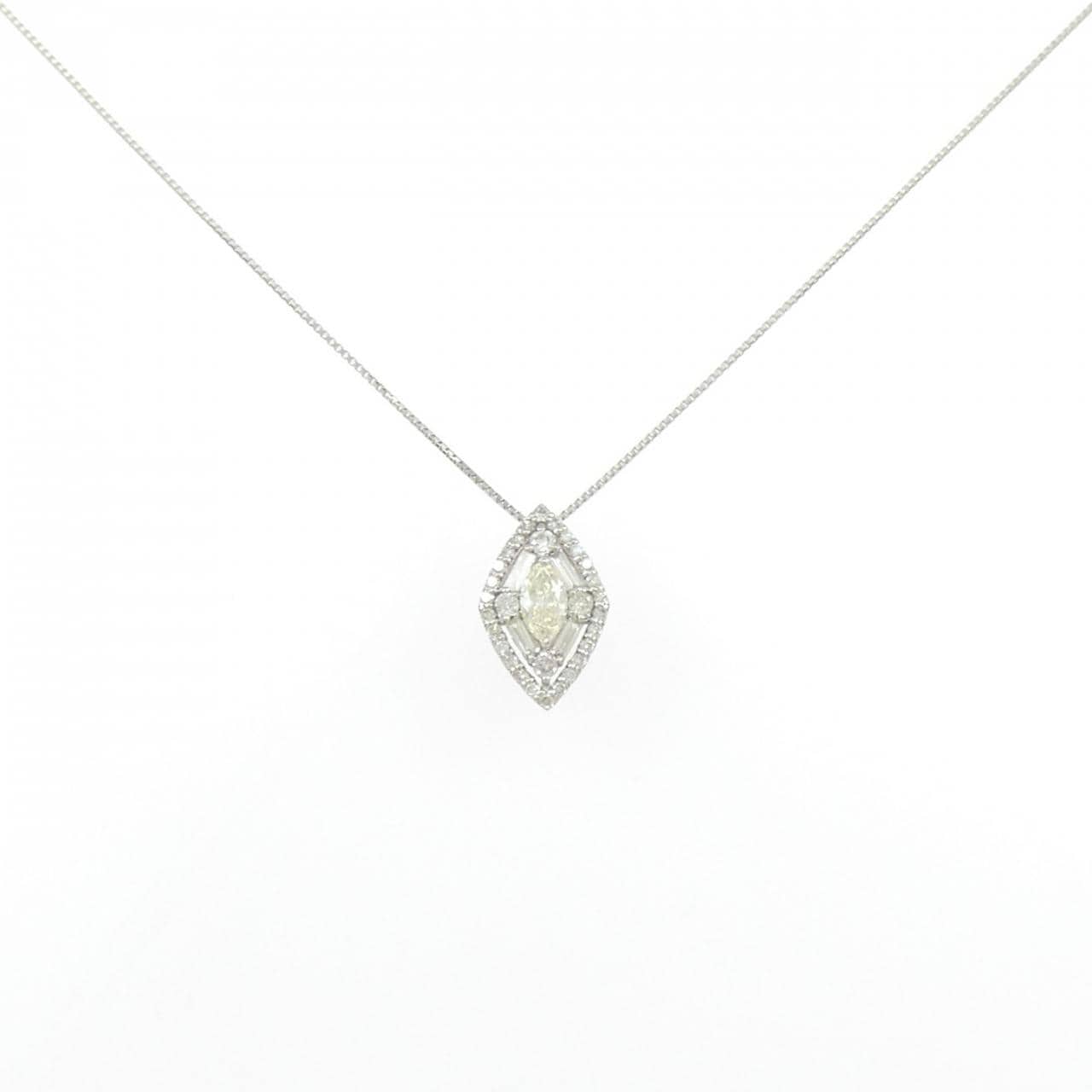 PT900/PT850 ダイヤモンド ネックレス 0.40CT