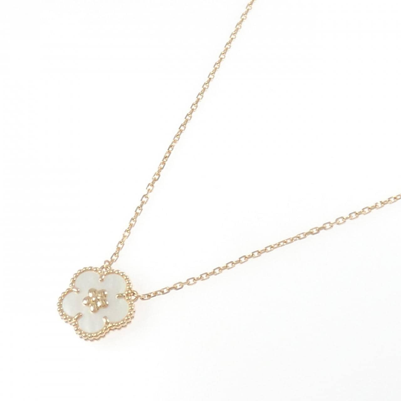 ヴァンクリーフ&アーペル ラッキー スプリング プラムブロッサム ネックレス